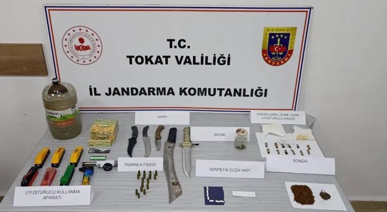 Tokat'ta uyuşturucu operasyonu 4 gözaltı