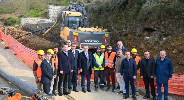Trabzon Akçaabat’ta içme suyu altyapısı güçleniyor