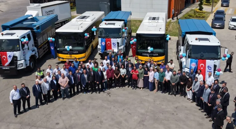 Trabzon Büyükşehir Belediyesi filoya 5 yeni araç kazandırdı