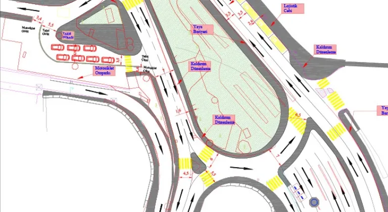 Trabzon Meydan Viyadük Altı Modern Dinlenme Alanına Dönüştürülüyor