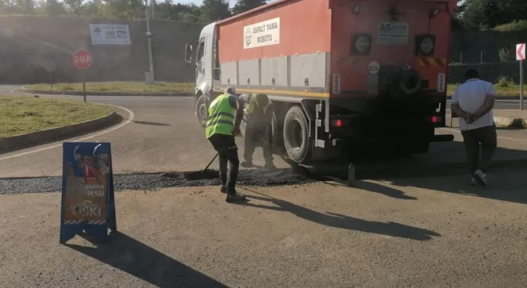 Trabzon’da Altyapı Sonrası Hızlı Yol Onarımı