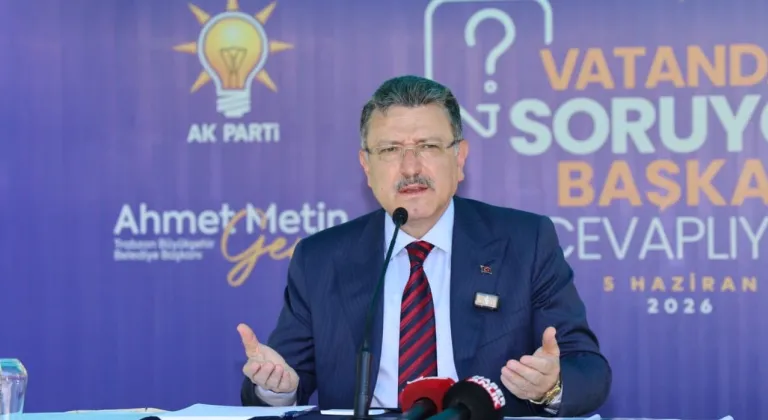 Trabzon'da Başkan Genç Yeşilova’da vatandaşlarla buluştu