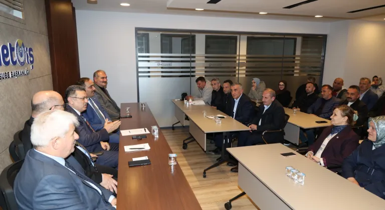 Trabzon'da Başkan Genç’ten Hizmet-İş'e ziyaret