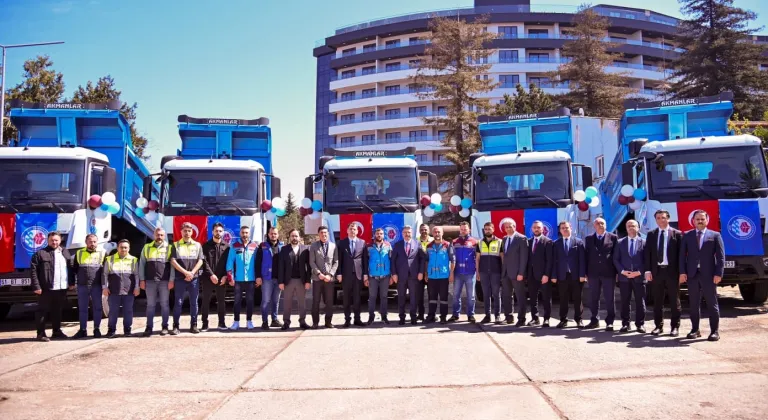 Trabzon'da Büyükşehir Belediyesi araç filosunu güçlendiriyor