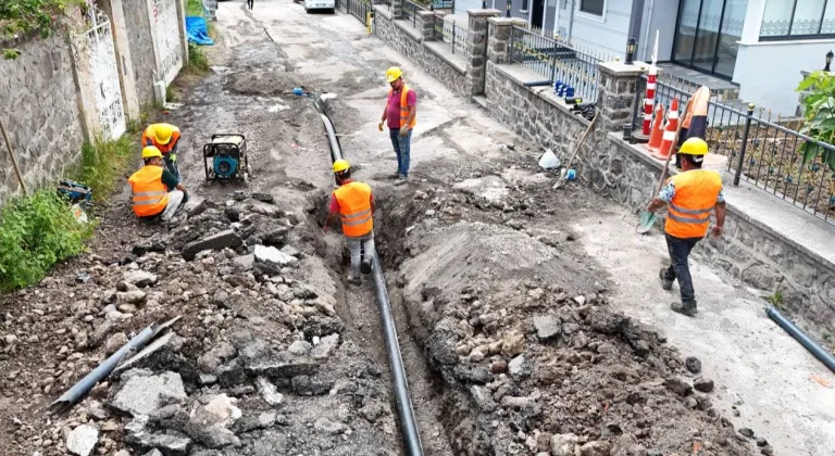 Trabzon’da İçme Suyu Hattı Seferberliği