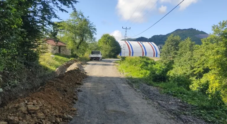 Trabzon’da İki Mahalleye 4 Bin 800 Metrelik İçme Suyu Hattı