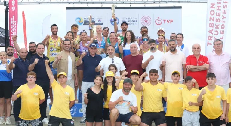 Trabzon’da Plaj Voleybolu Heyecanı Finalle Taçlandı