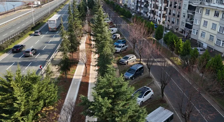 Trabzon'da Sürmene bisiklet yolu hizmete açıldı