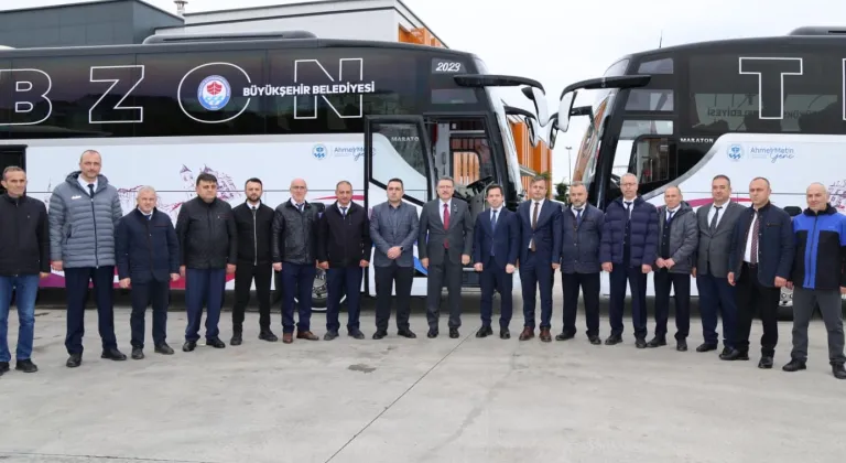 Trabzon'un araç filosuna 12 yeni otobüs dahil edildi