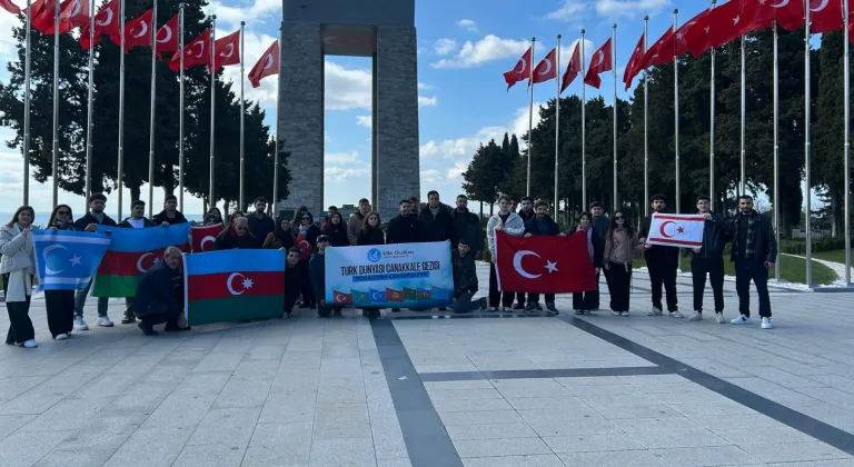 Türk Dünyası öğrencileri Çanakkale'de buluştu