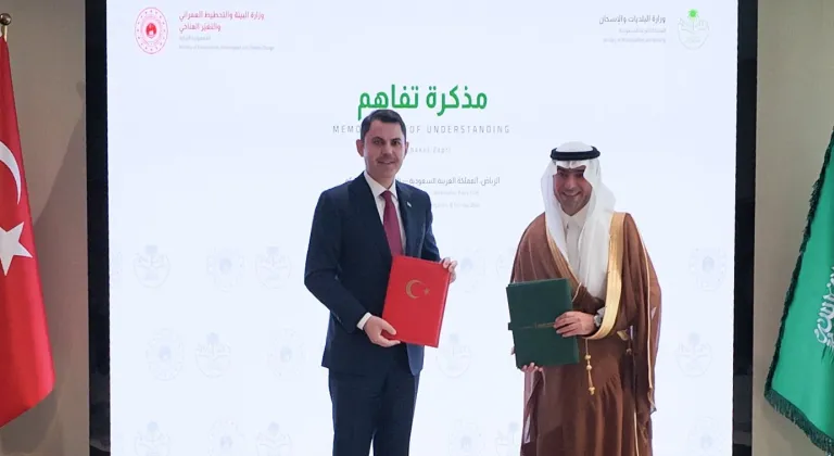 Türkiye ile Suudi Arabistan Arasında Şehircilik İş Birliği