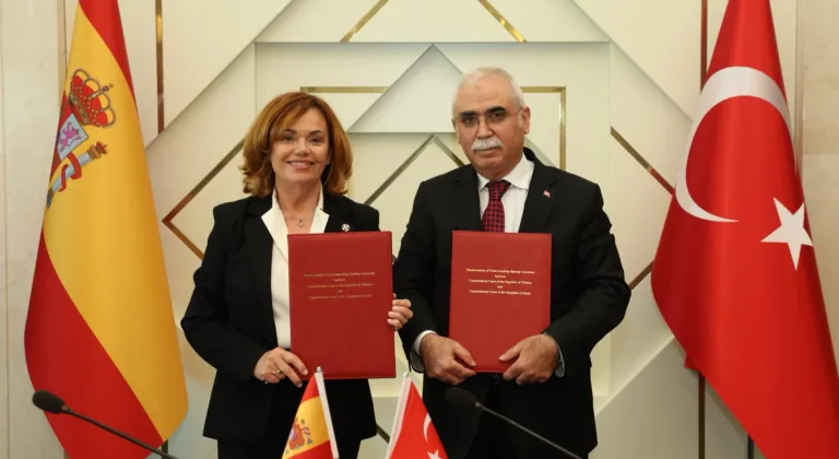 Türkiye ve İspanya Anayasa Mahkemeleri arasında iş birliği anlaşması imzalandı