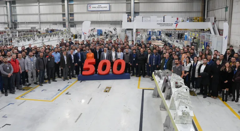 TUSAŞ’tan Airbus A220 Programında 500’üncü sevkiyat