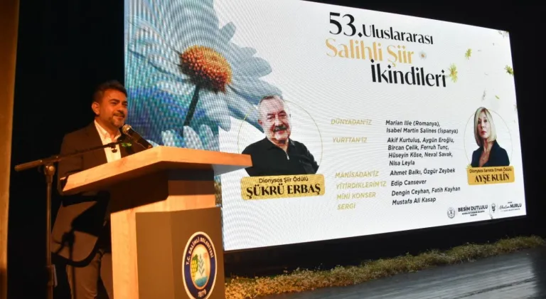 Uluslararası Şiir İkindileri ile Manisa’da sanat rüzgarı esti