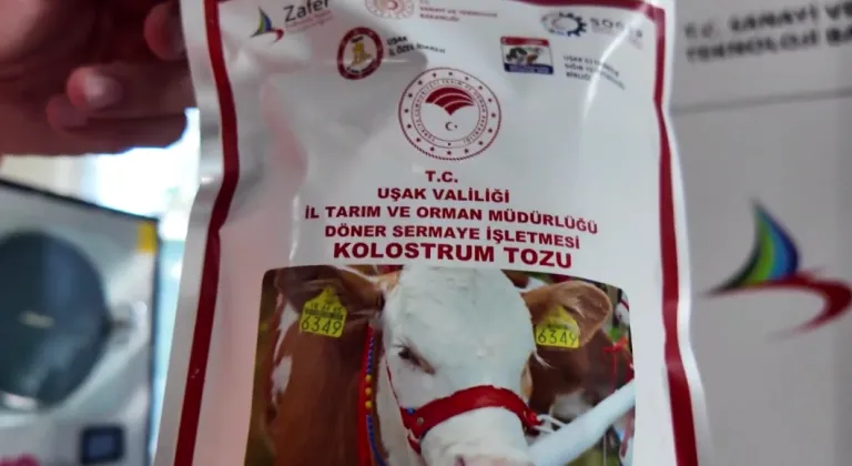 Uşak’ta Türkiye’nin ilk dondurarak kurutma kolostrom tesisi kuruldu... Hayvancılıkta yenilikçi adım hayata geçti