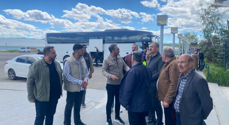 Vali Bozkurt'tan Ağrı Otogarı'na bayram dönüşü ziyareti