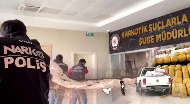 Van’da 240 kilo uyuşturucu ele geçirildi!