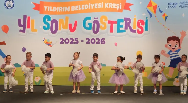 Yıldırım’da miniklerin mezuniyet coşkusu