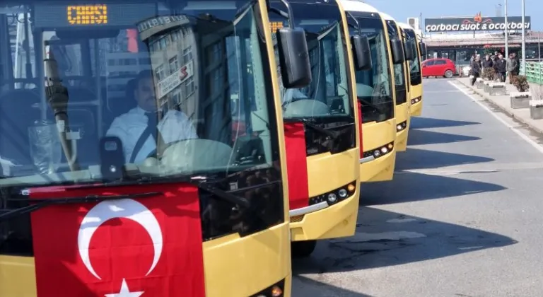 Zonguldak’ta toplu ulaşım için yeni halk otobüsleri hizmete girdi