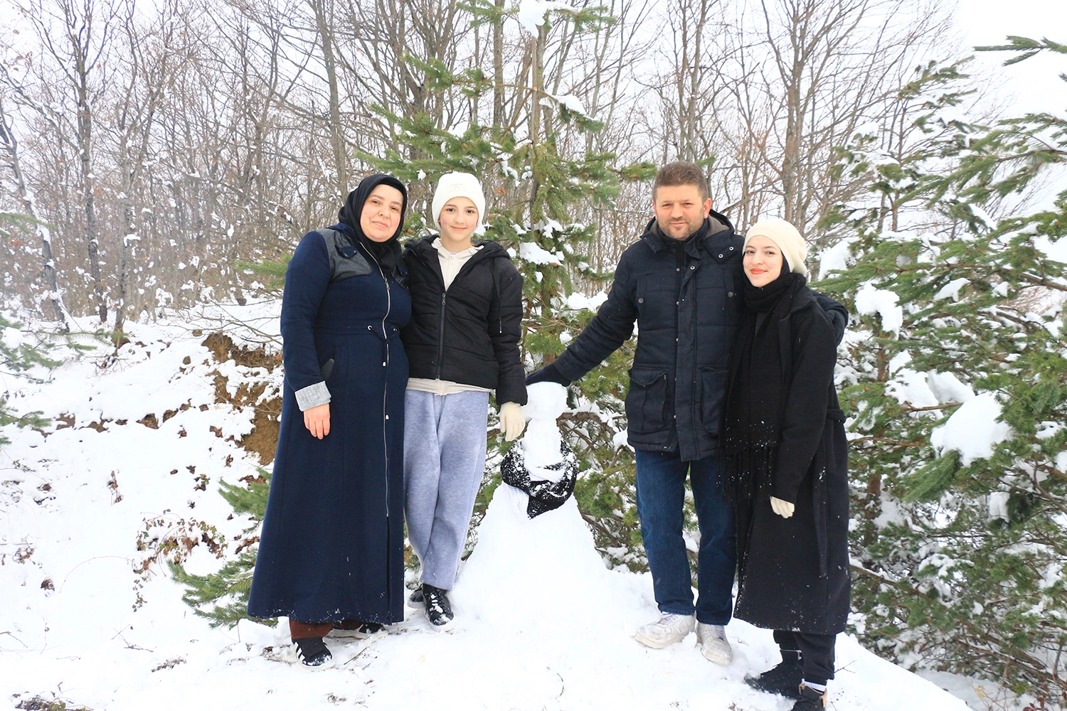 Erbaa'ya kar yağmayınca onlar kara gitti