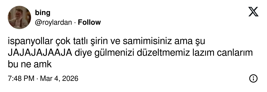 Türkiye-İspanya dostluğu sosyal medyanın gündeminde...